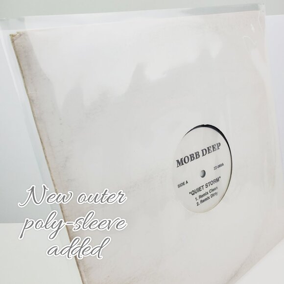 Mobb Deep In Too Deep Vinyl Record Remix Single VTG 90s White Label Rap VG+/EX - Picture 5 of 11